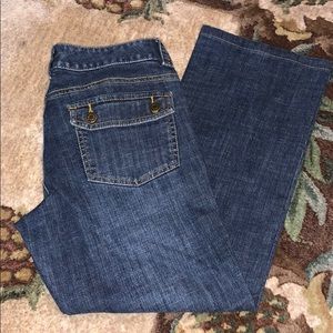Michael Kors Like New Wide cropped denim jeans